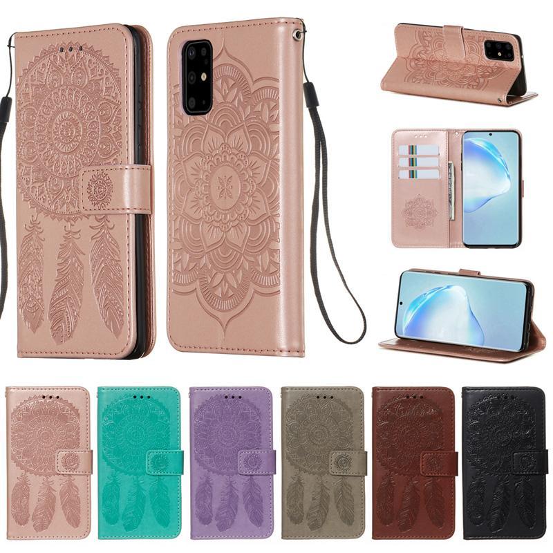 Caeouts Dream Catcher Printing Flip Leather Case For Galaxy