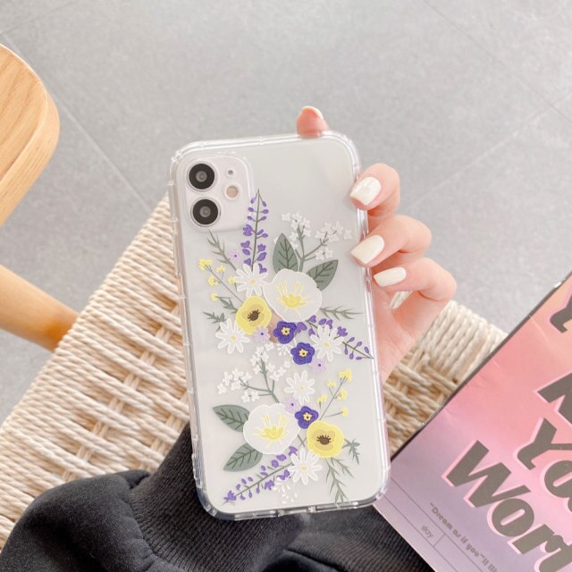 Cute Clear Summer Design Phone Case