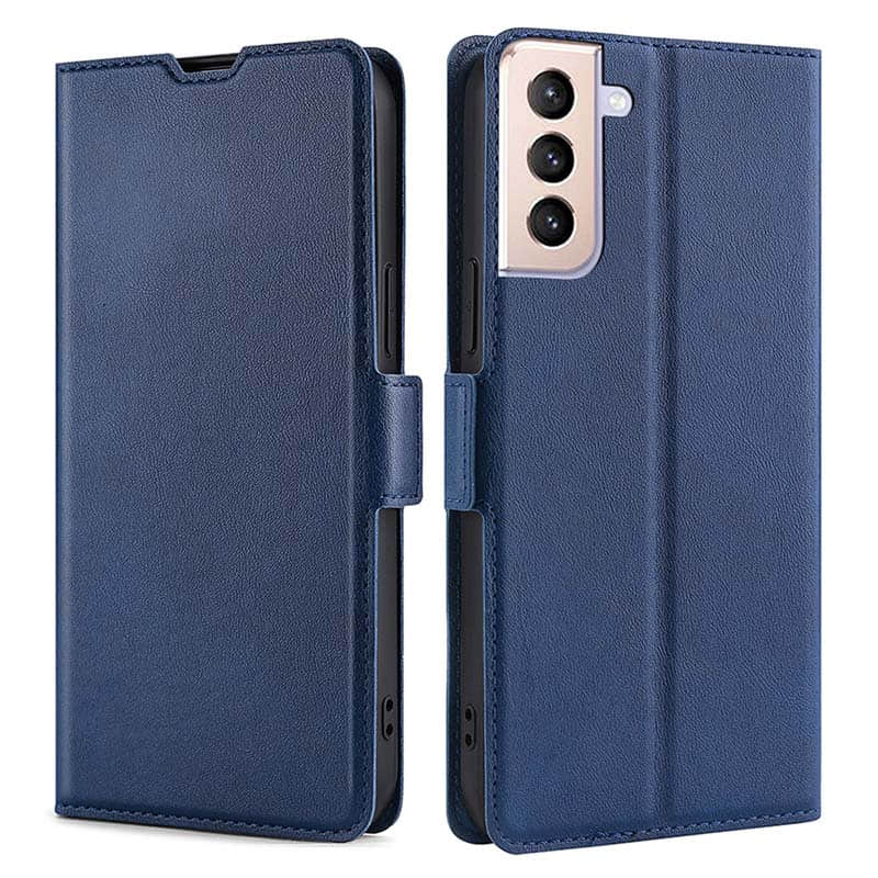 Caeouts Leather Wallet Phone Case For Galaxy