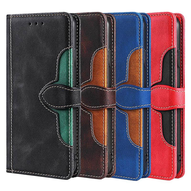 Caeouts Retro Cardholder Wallet Phone Case For Galaxy