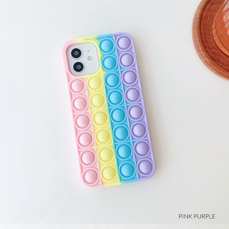 Rainbow Peas Decompression iPhone Case