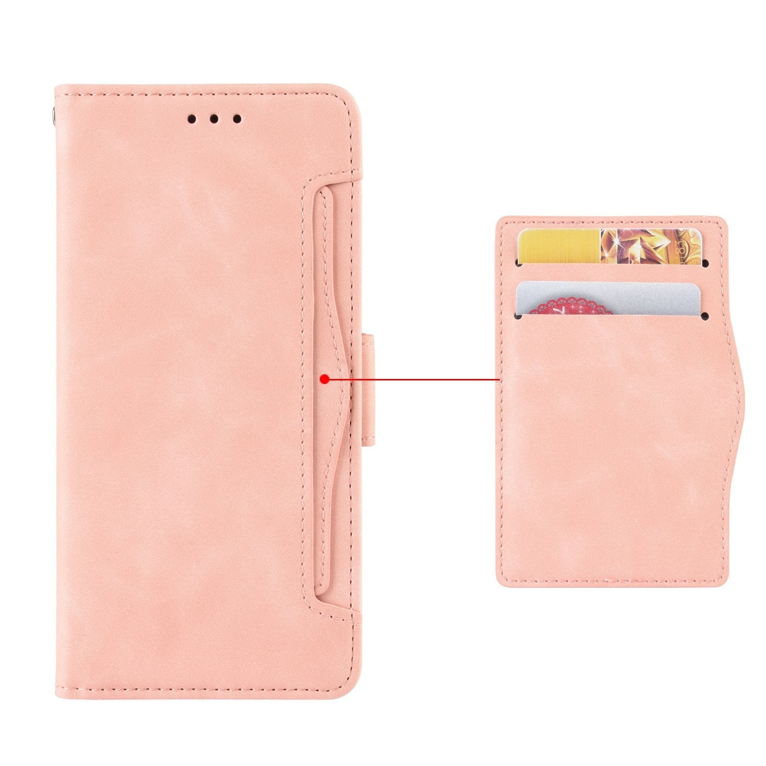 Luxury Multi-Card Slot Wallet Flip Cover for Galaxy S/Note Series