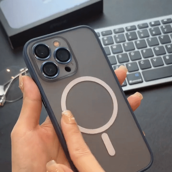 Metal Lens Matte MagSafe iPhone Case