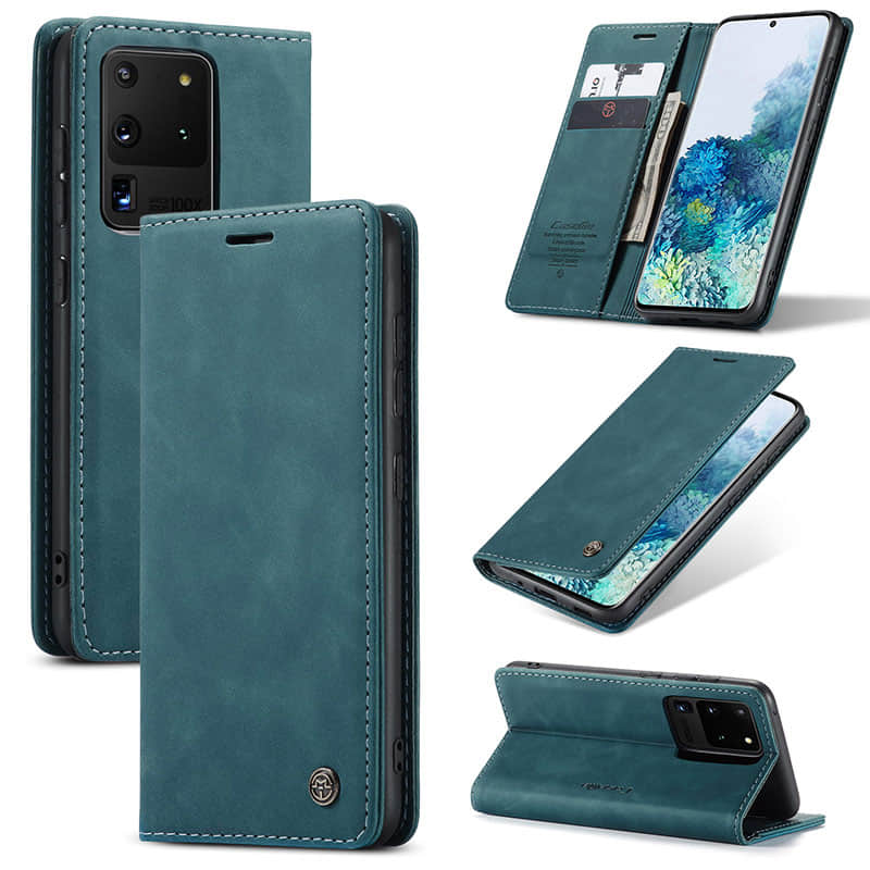 Caeouts Retro Wallet Case For Galaxy S20 Series