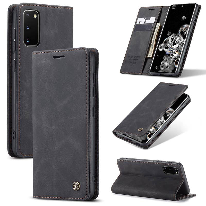 Caeouts Retro Wallet Case For Galaxy S20 5G
