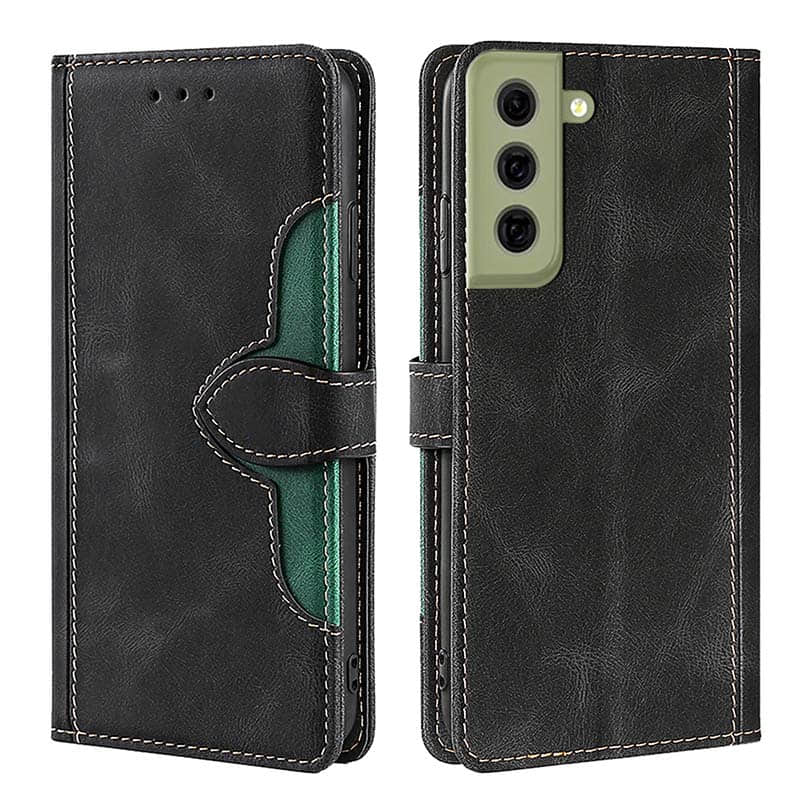 Caeouts Retro Cardholder Wallet Phone Case For Galaxy