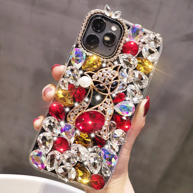 Luxury Fox Gemstone Phone Case