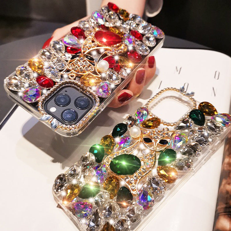 Luxury Fox Gemstone Phone Case