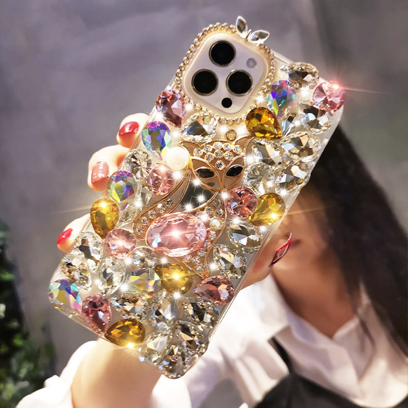 Luxury Fox Gemstone Phone Case