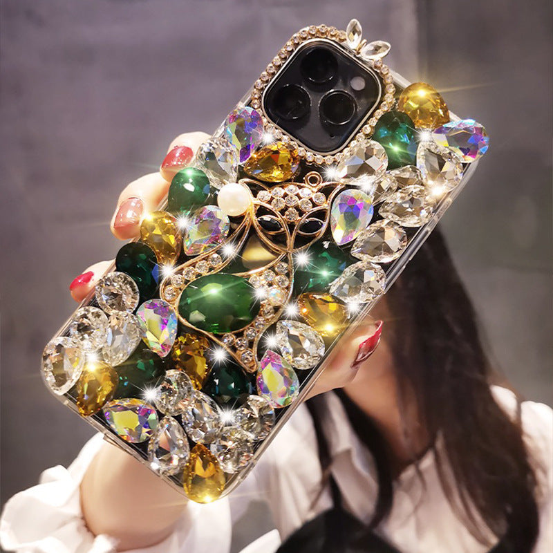 Luxury Fox Gemstone Phone Case