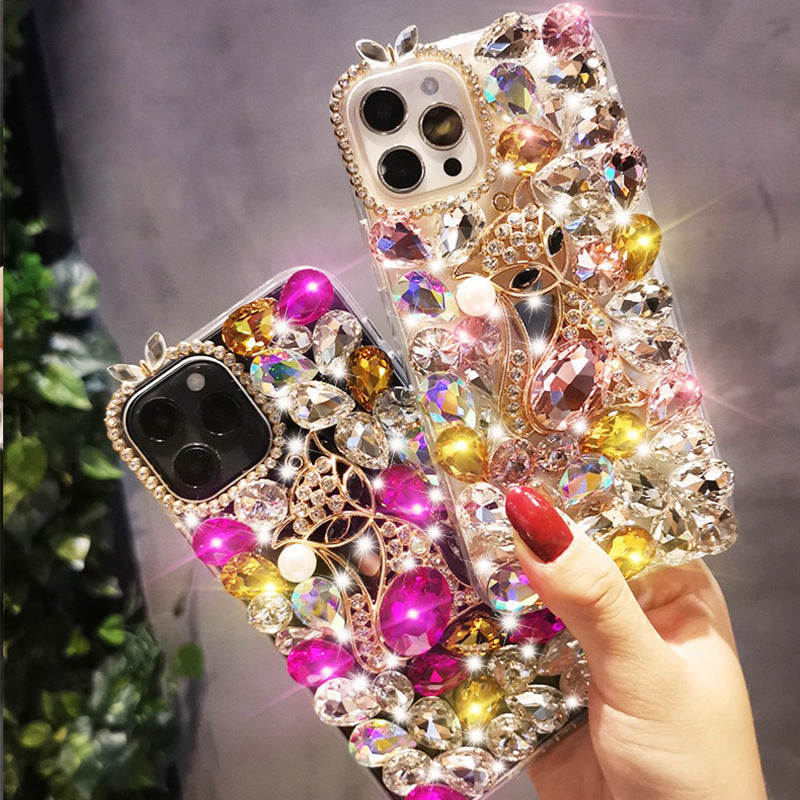 Luxury Fox Gemstone Phone Case