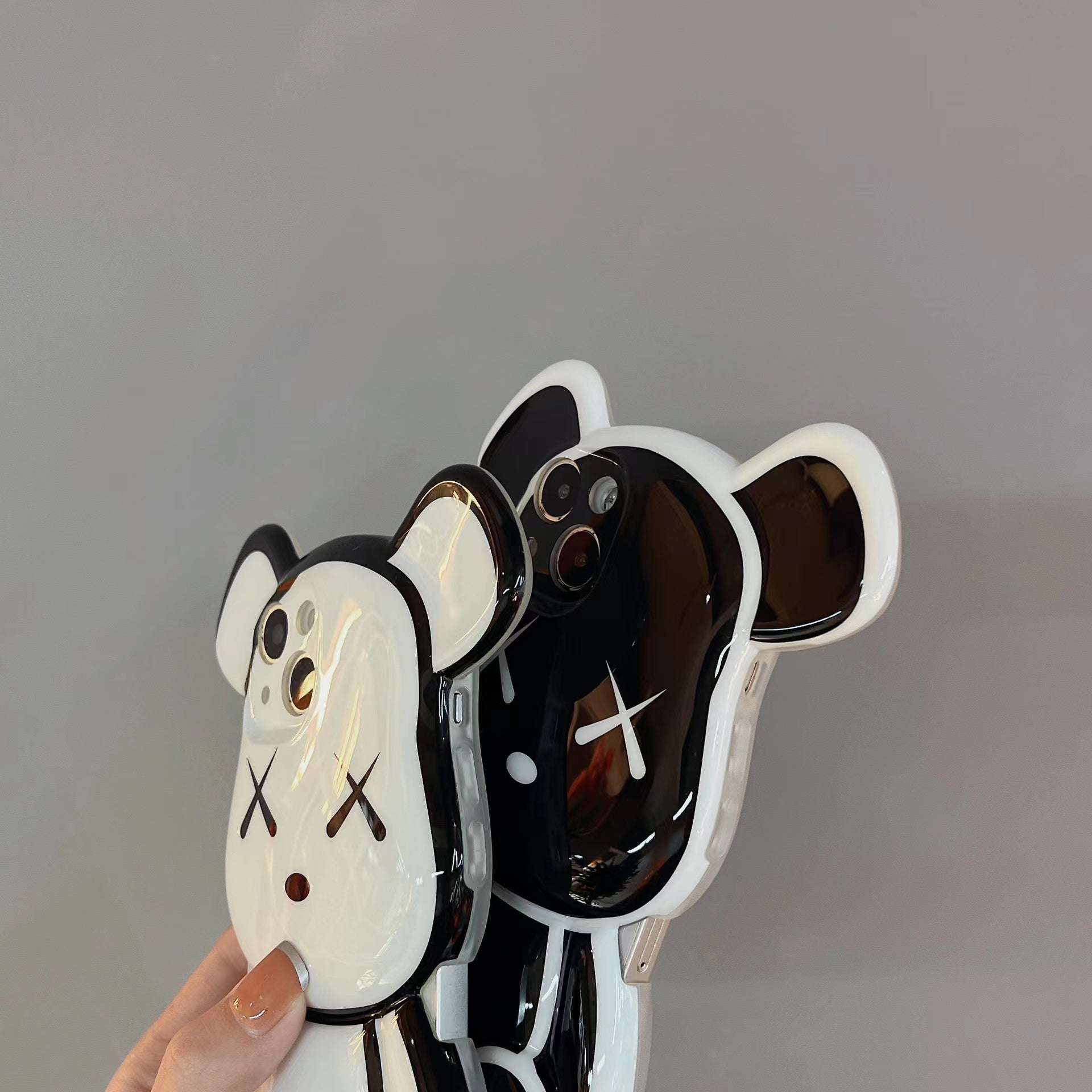 3D Toy Zip Camo Bearbrick Phone Case