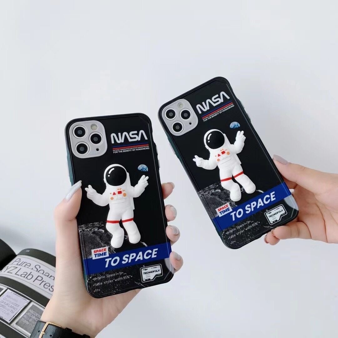 3D Victory Sign Astronaut Phone Case