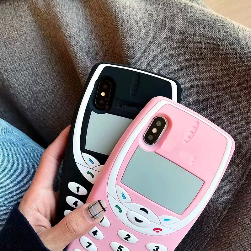 3D Vintage Old Nokia Style Mobile Phone Silicone Phone Case