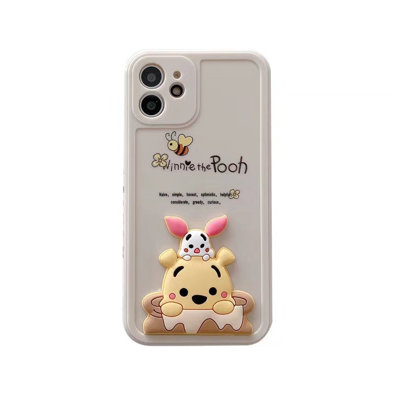 3D Winnie The Pooh Cartoon Phone Case