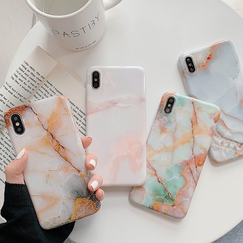 Soft Marble Pattern iPhone Case