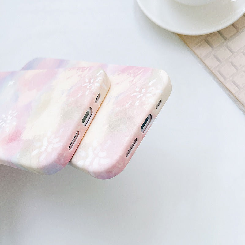 Gradient Color Abstract Clouds iPhone Case