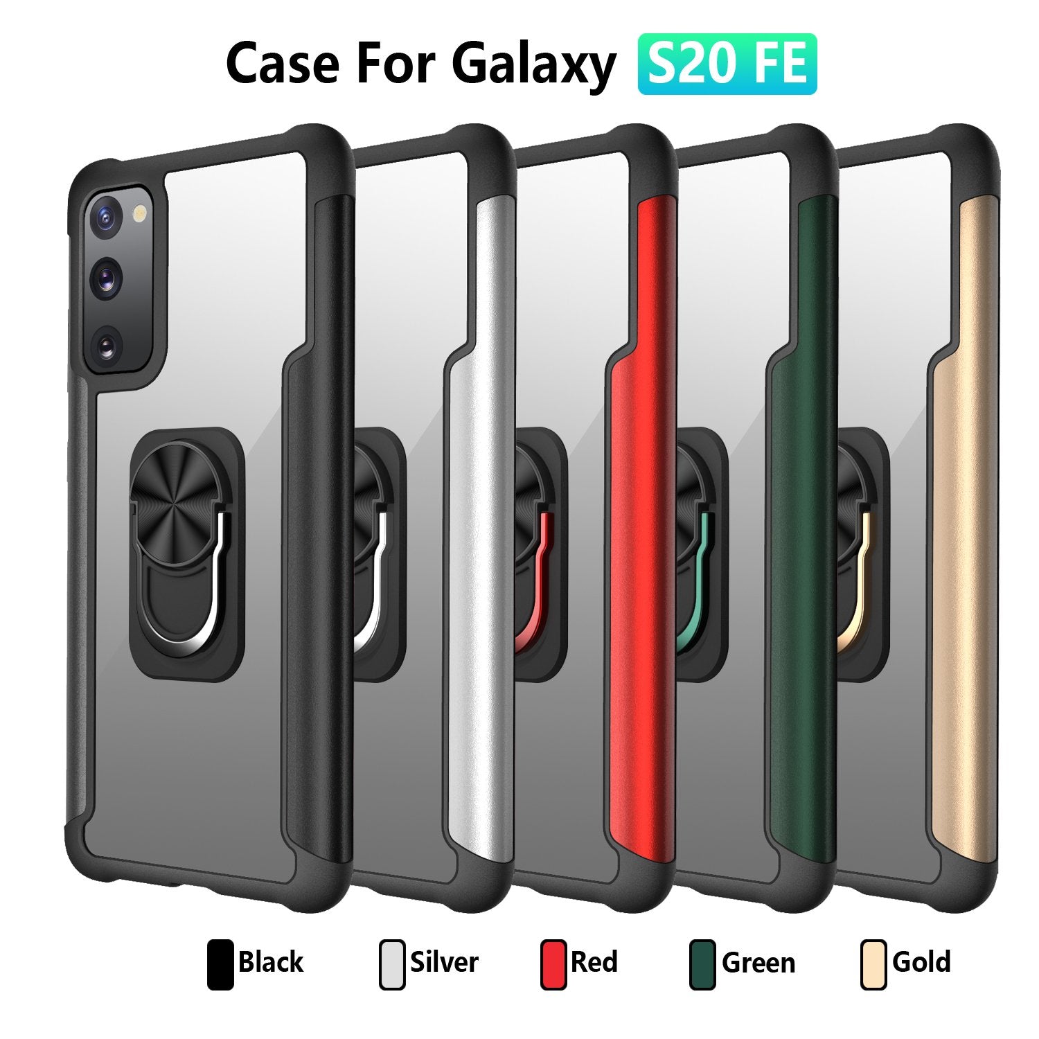 Caeouts Ring Case for Galaxy S20/S20 Plus/S20 Ultra/S20 FE