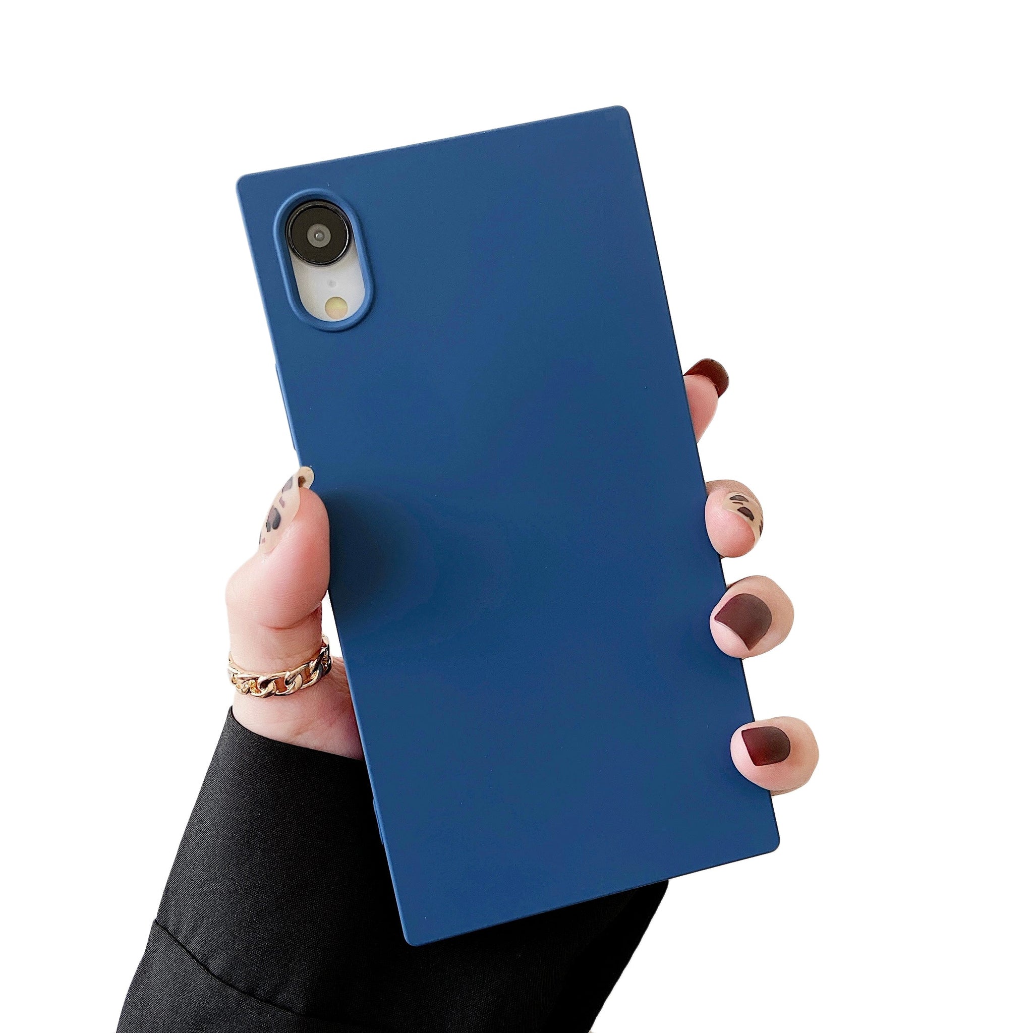 iPhone XR Case Square Silicone (Blue Jay)