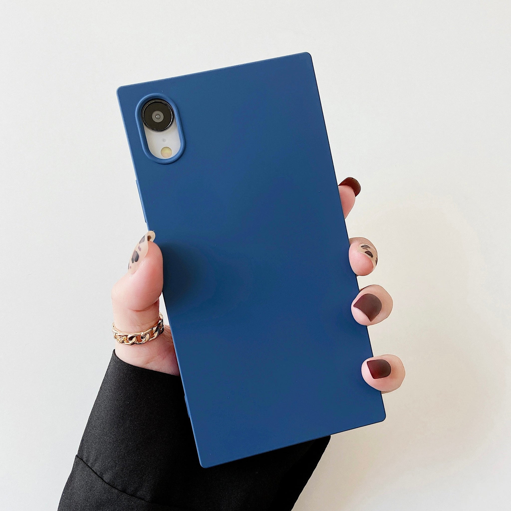 iPhone XR Case Square Silicone (Blue Jay)