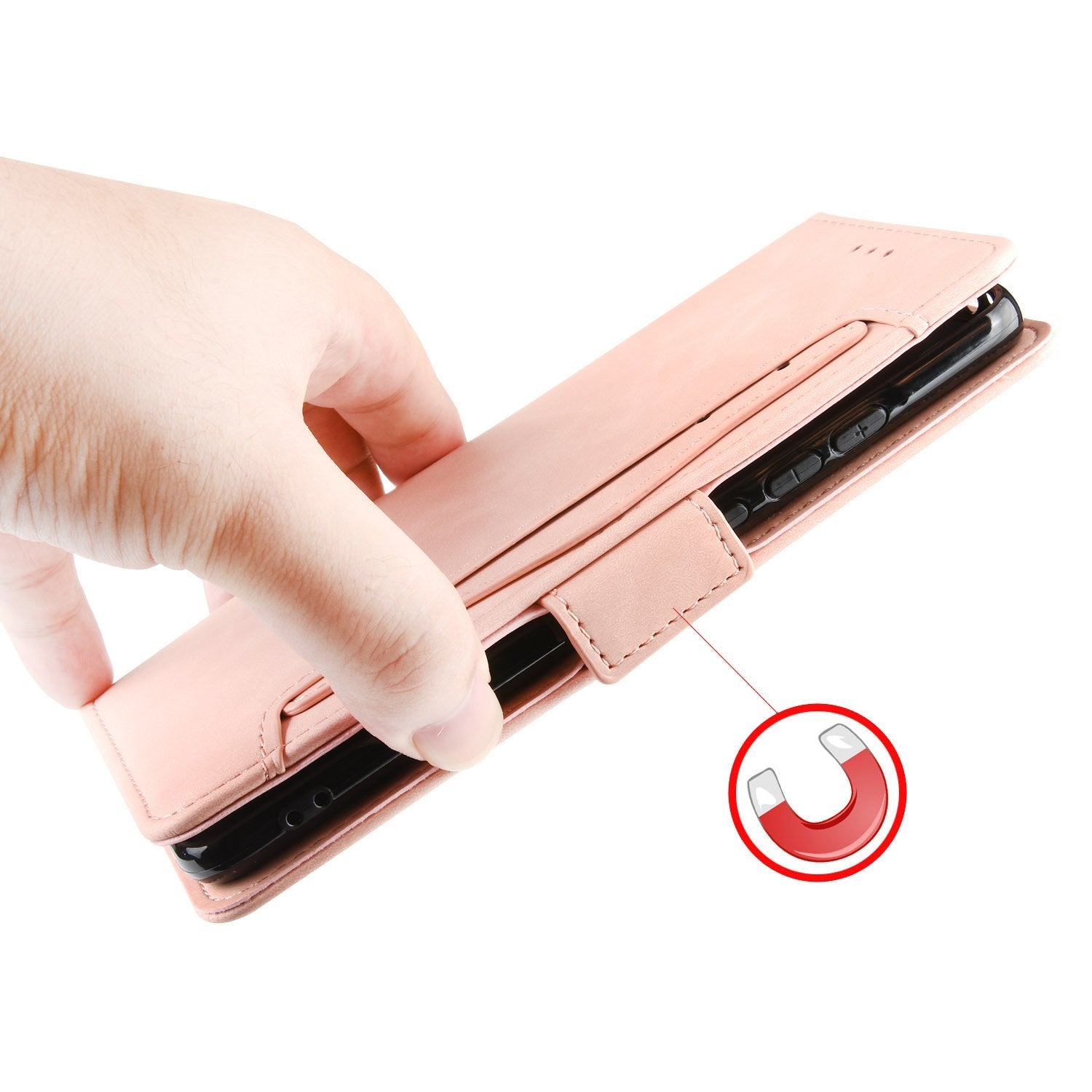 Luxury Multi-Card Slot Wallet Flip Cover for Galaxy S/Note Series