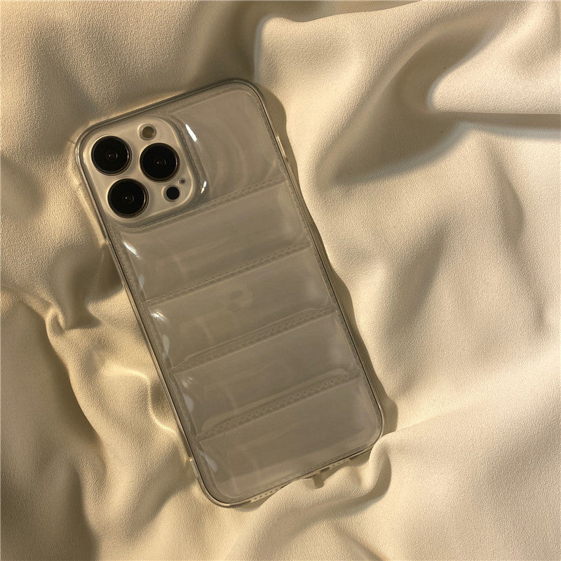 Transparent Down Jacket Airbag iPhone Case