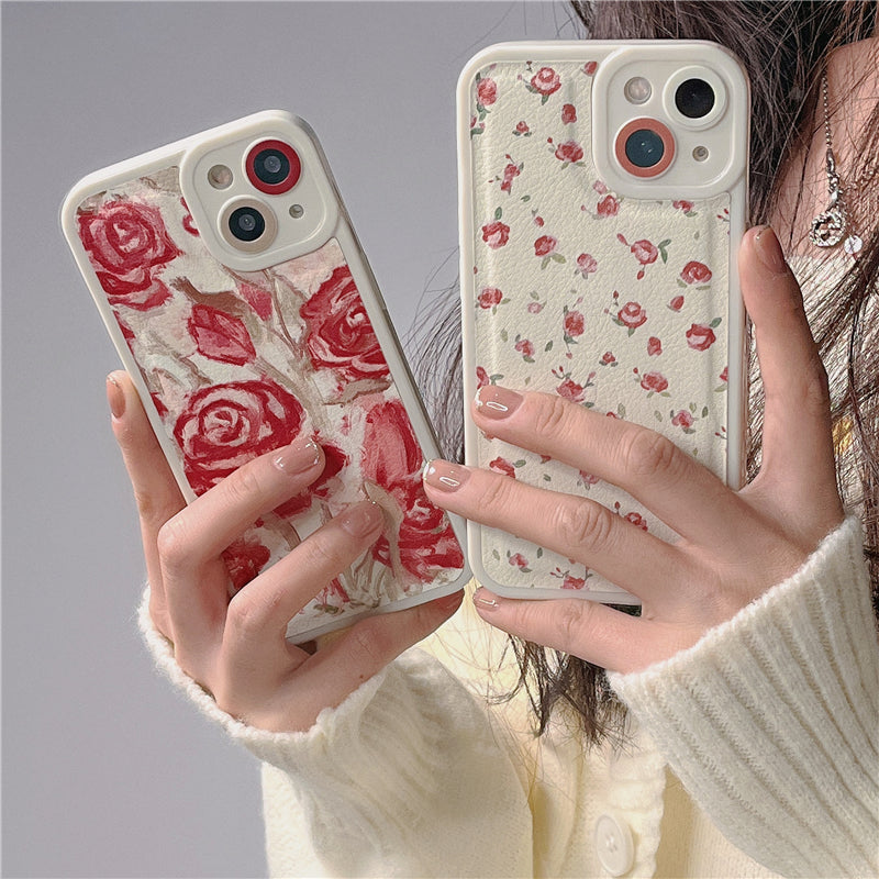 Rose Oil Paint iPhone Case