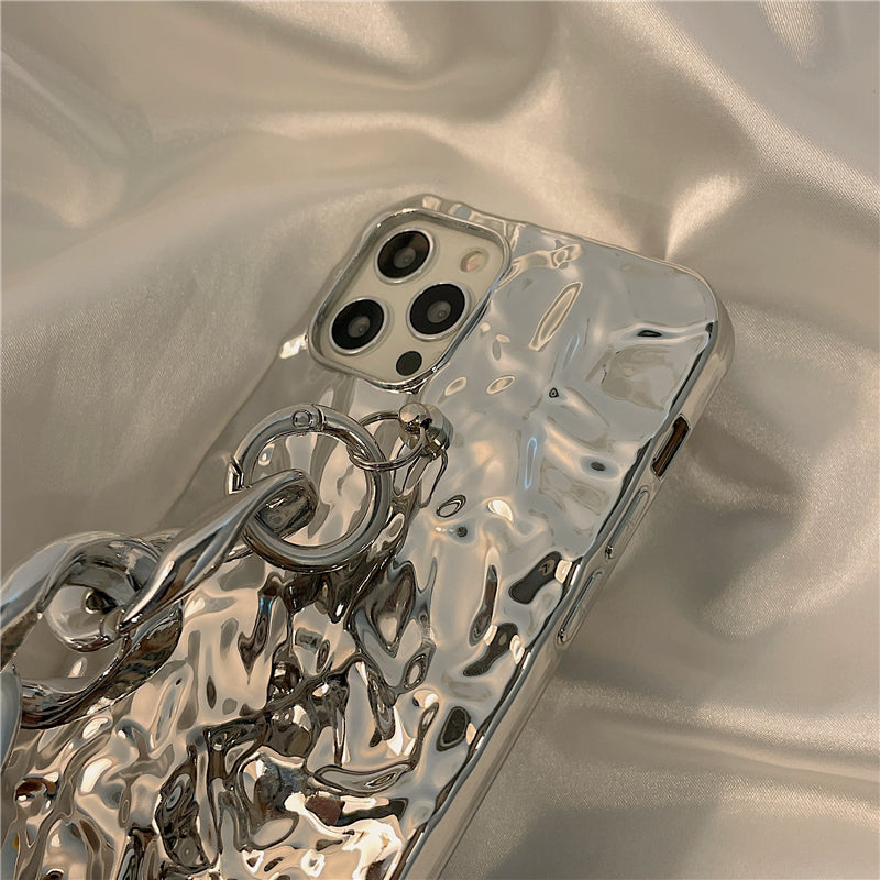 Cold Wind Silver Chain iPhone Case