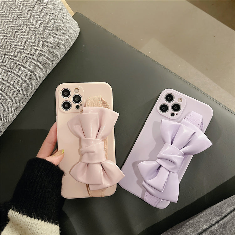 3D Bow Wristband Light iPhone Case