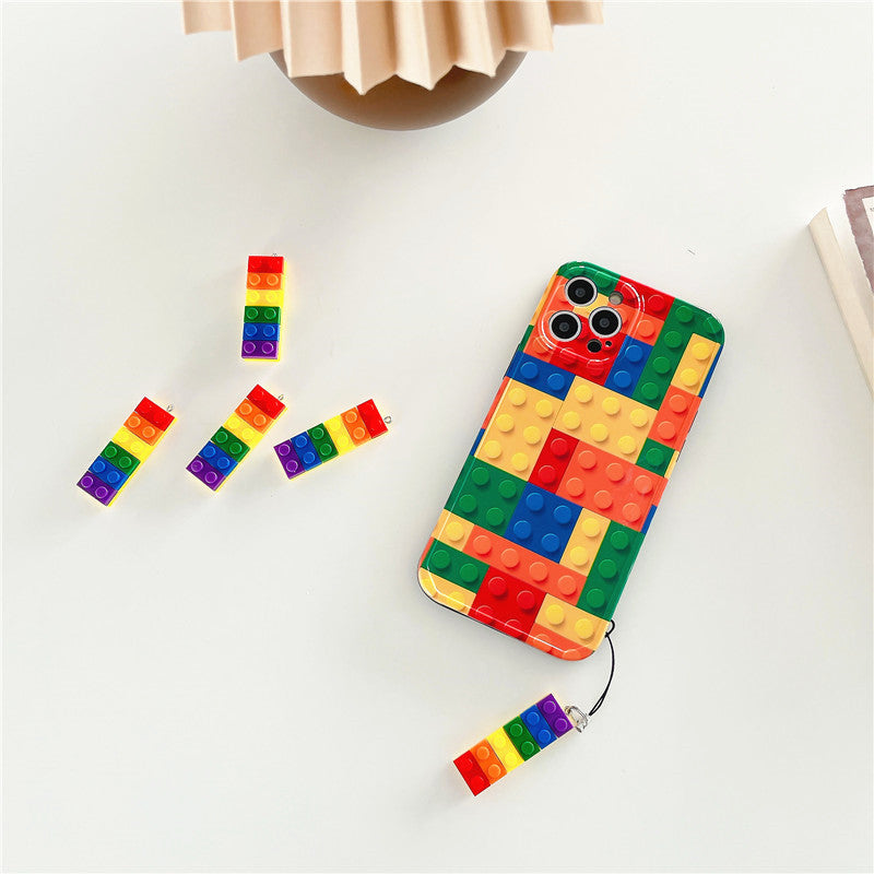 Building Blocks With Pendant iPhone Case