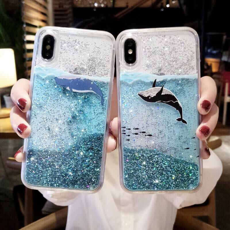 Quicksand Whale iPhone Case