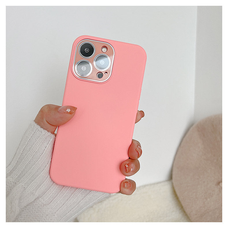 Macaron Color Frosted iPhone Case