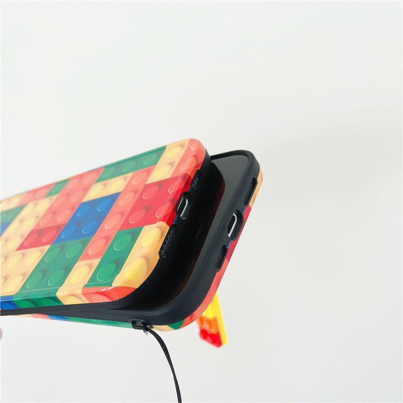 Building Blocks With Pendant iPhone Case