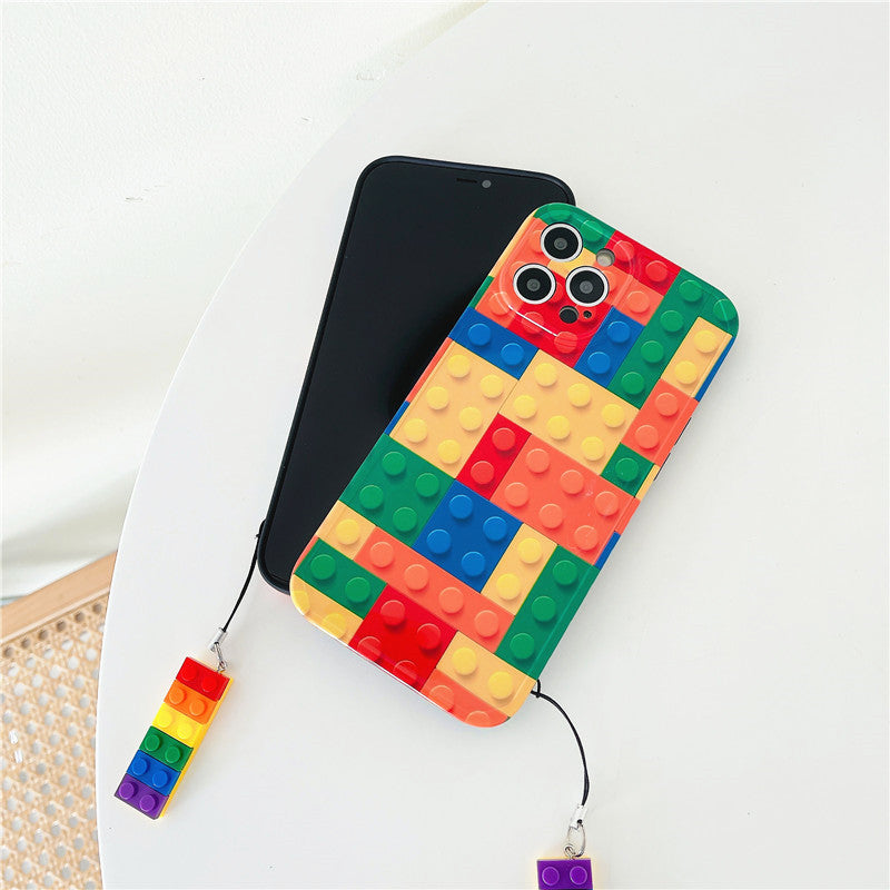 Building Blocks With Pendant iPhone Case