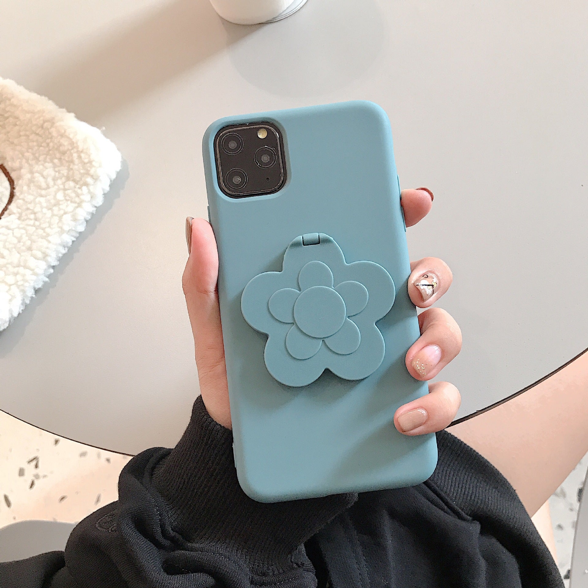 Camellia Flower Mirror iPhone Case