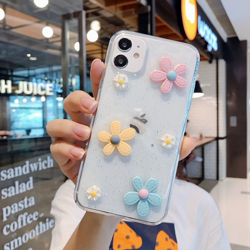 3D Hyuna Flower Epoxy iPhone Case