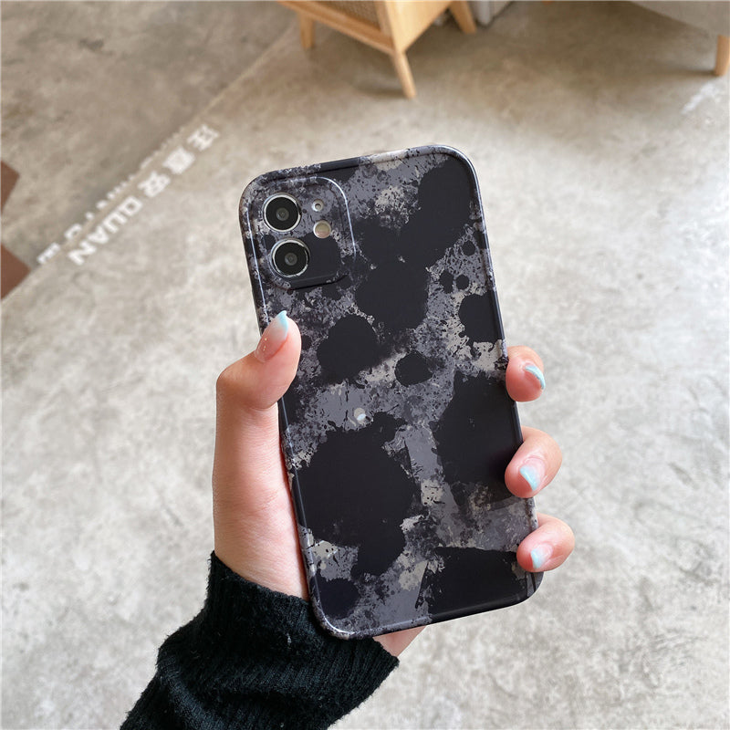 Art Retro Ink Splatter iPhone Case