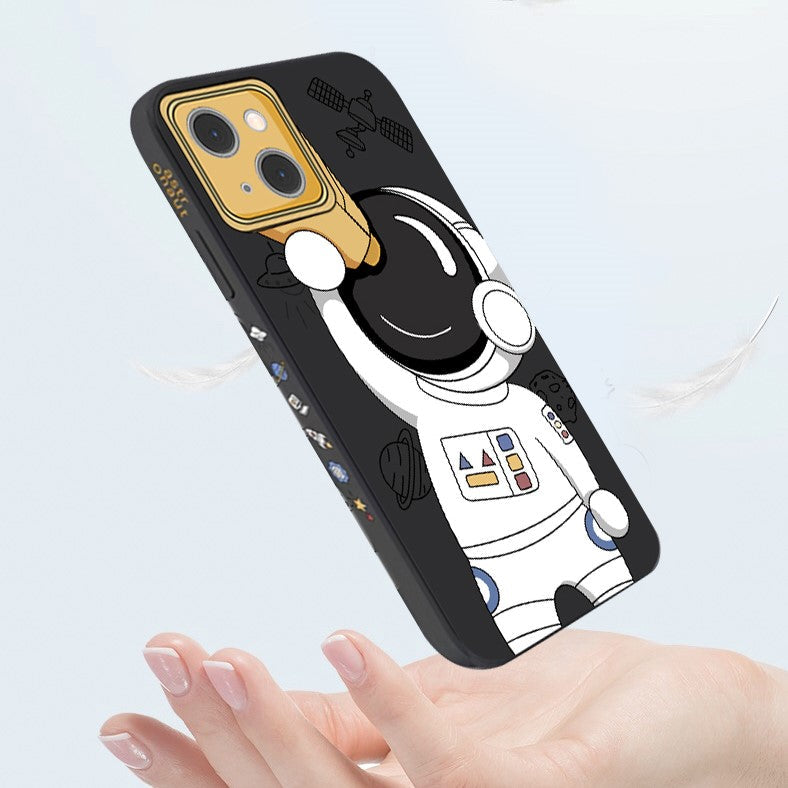 Cute Astronaut Cartoon iPhone Case