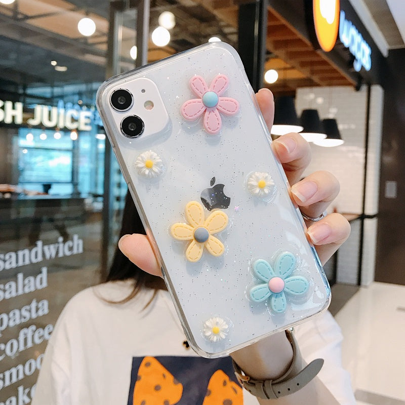 3D Hyuna Flower Epoxy iPhone Case