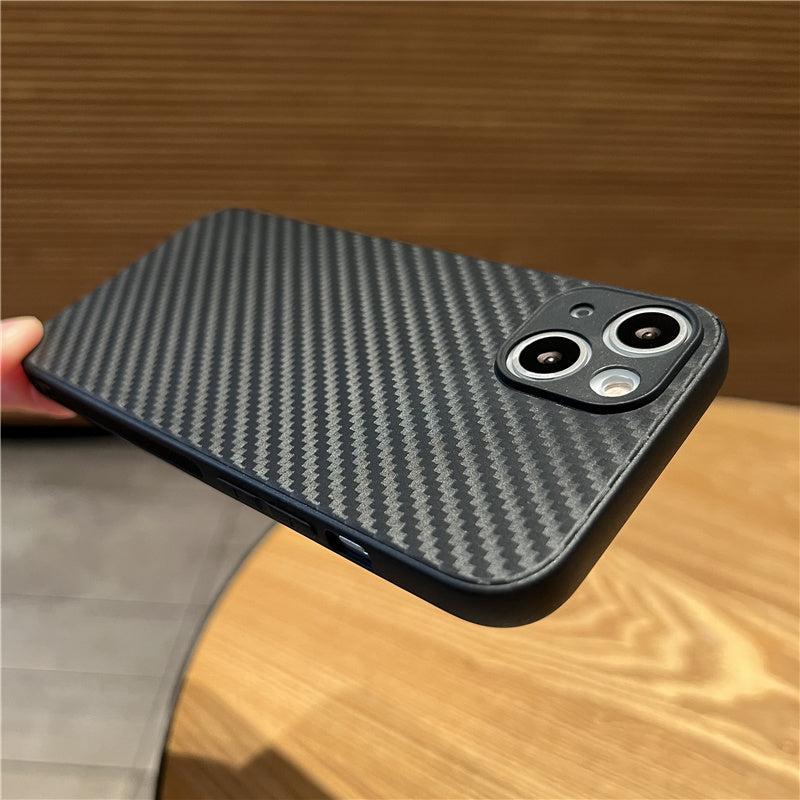 Carbon Fiber Texture Frosted iPhone Case