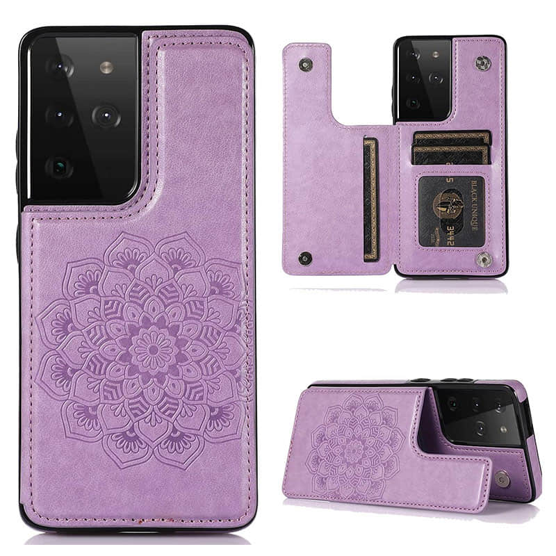 Caeouts Mandala Embossed Phone Case for Galaxy