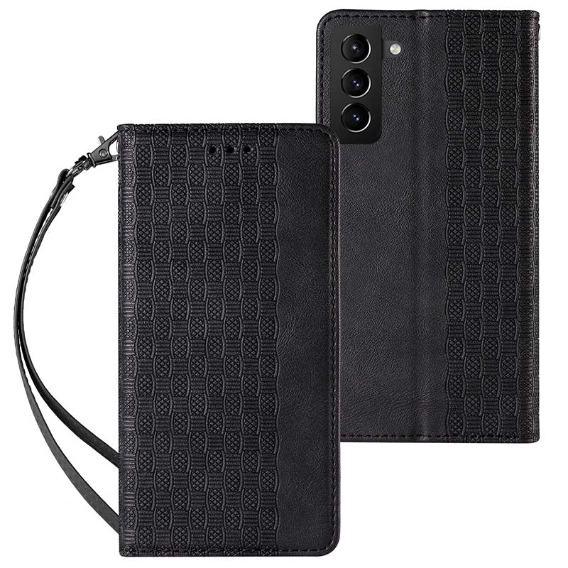 Caeouts Leather Embossed Phone Case for Galaxy