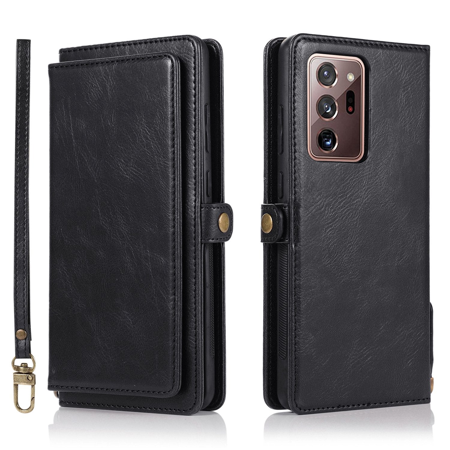 Multifunctional Split Magnetic Wallet Phone Case for Galaxy S Series