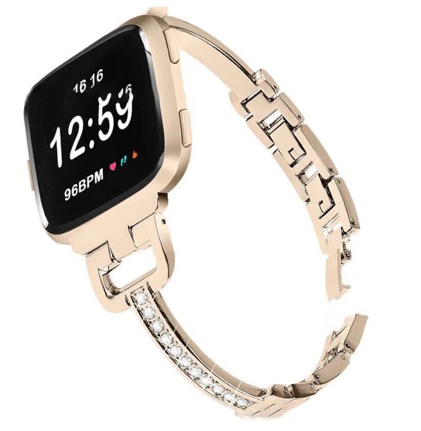 Apple Watch D Strap Stainless Diamond Watchband