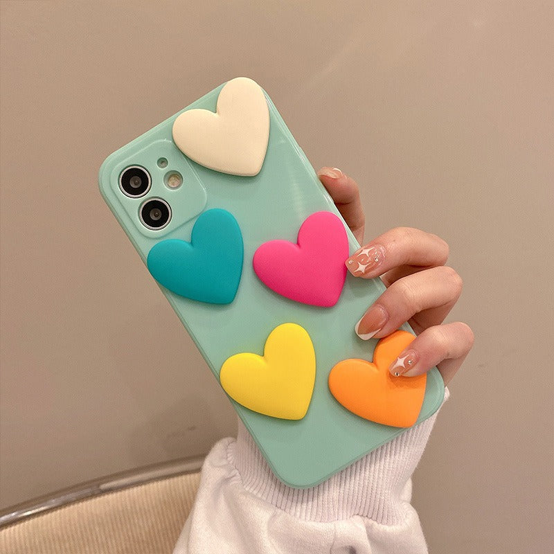 3D Love iPhone Case