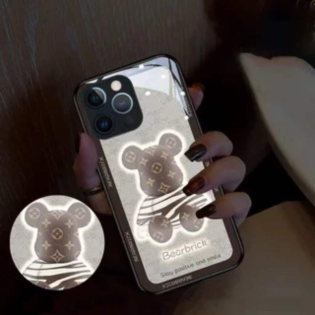 Bearbrick Lights Up When a Call Comes Phone Case
