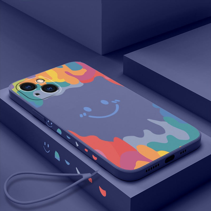 Colorful Smiley iPhone Case