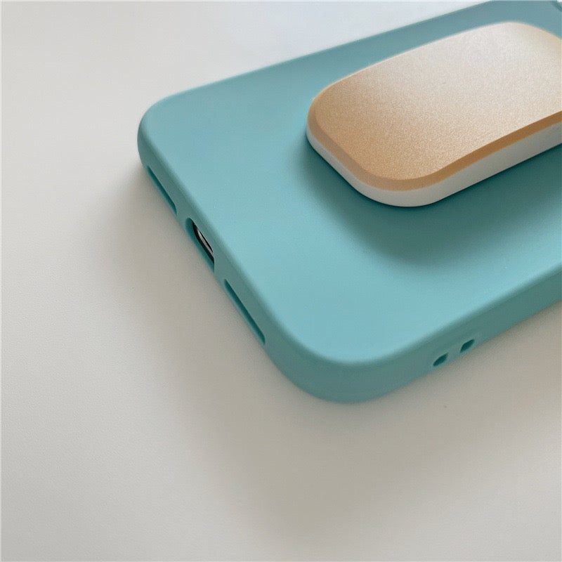 Candy Two Tone Push-pull Bracket Phone Case