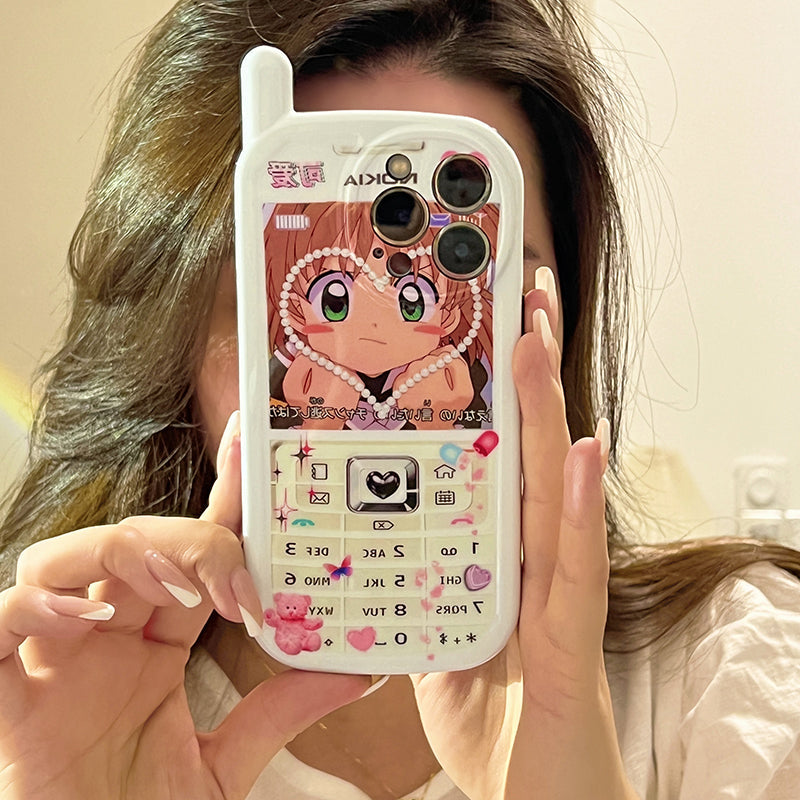 Cartoon Beauty Girl Phone Case