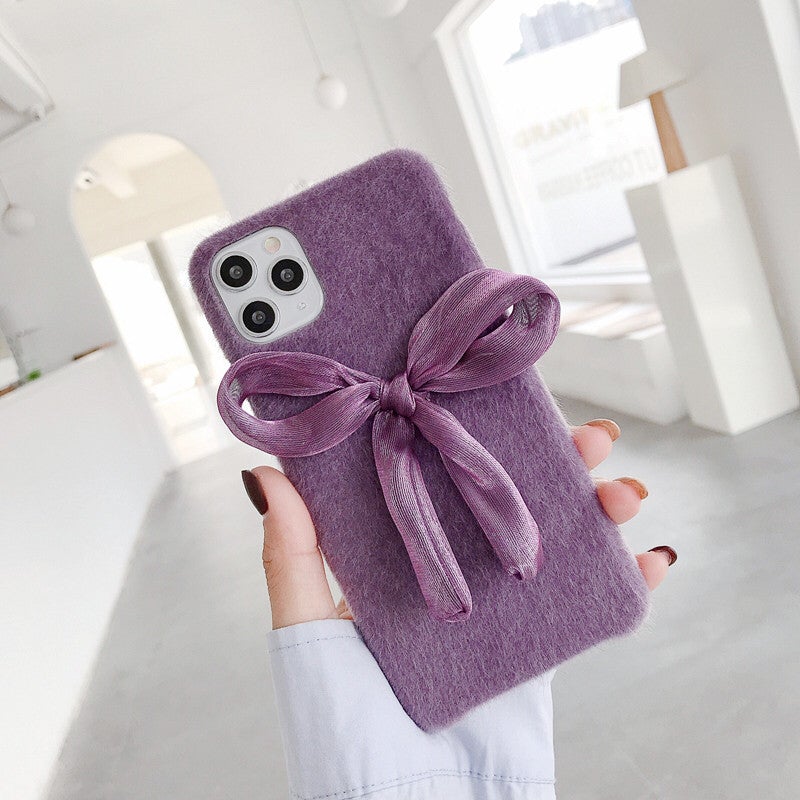 Charming Purple Bow Phone Case